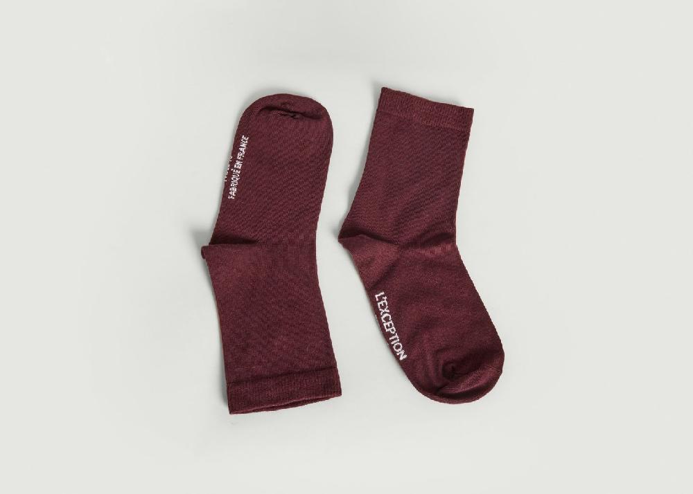 L'exception Chaussettes Brodées MIF Bordeaux L'Exception Paris