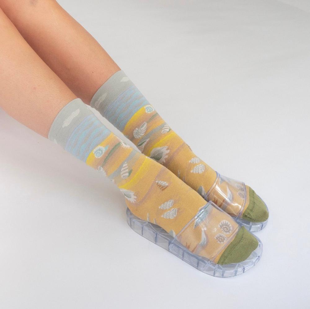 L'exception Chaussettes Coquillage Sable Bonne Maison