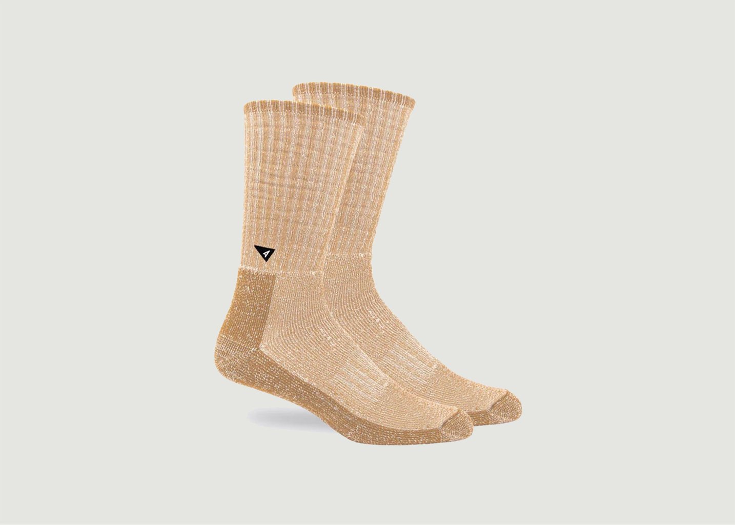 l'exception Chaussettes Longues Crew Terry Marl Beige Arvin Goods