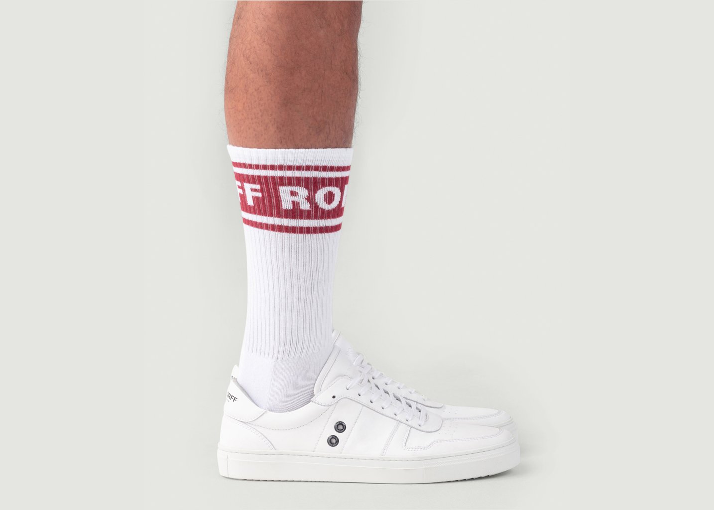 L'exception Chaussettes Sport RD Avec Rayures Blanc Ron Dorff