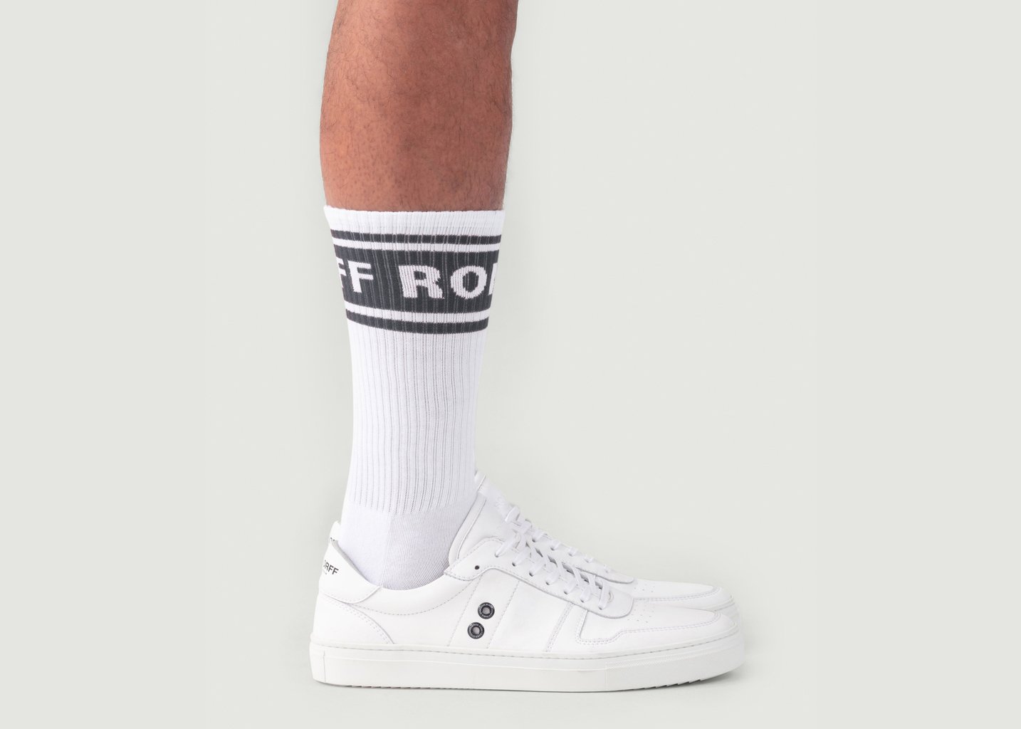 L'exception Chaussettes Sport RD Avec Rayures Blanc Ron Dorff