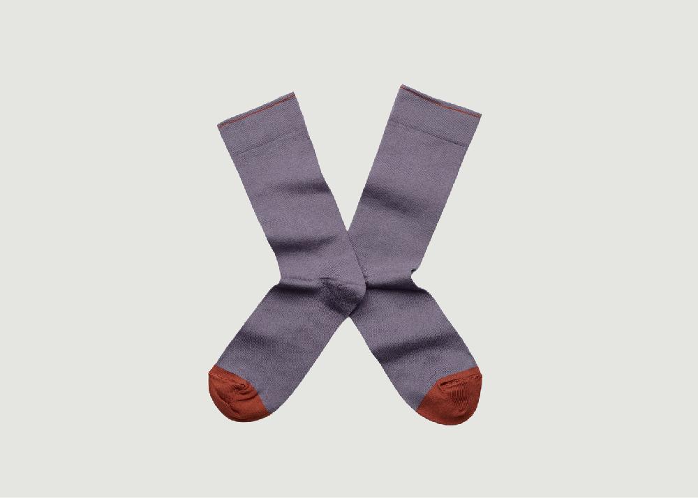 l'exception Chaussettes Unies Multicolore Bonne Maison