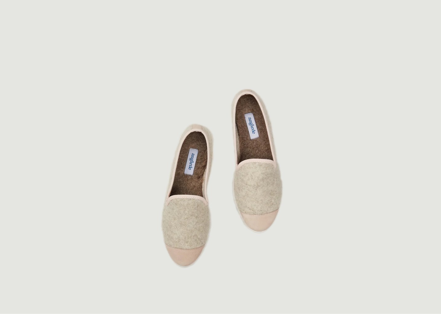 L'exception Chausson AW En Laine Recyclée Beige Angarde