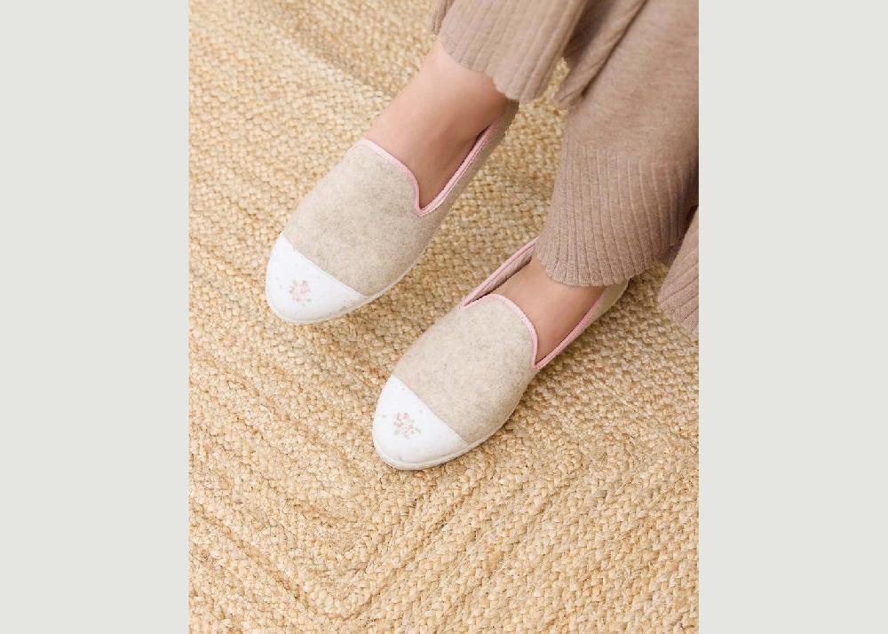 L'exception Chausson Femme Collab' X Tartine Et Chocolat Beige Angarde