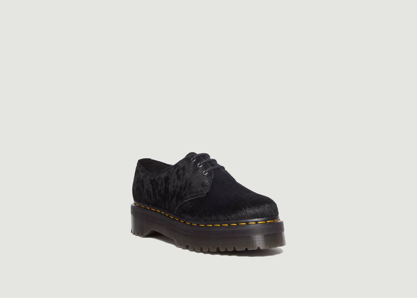 L'exception Chaussures 1461 Quad Hair On Noir Dr. Martens