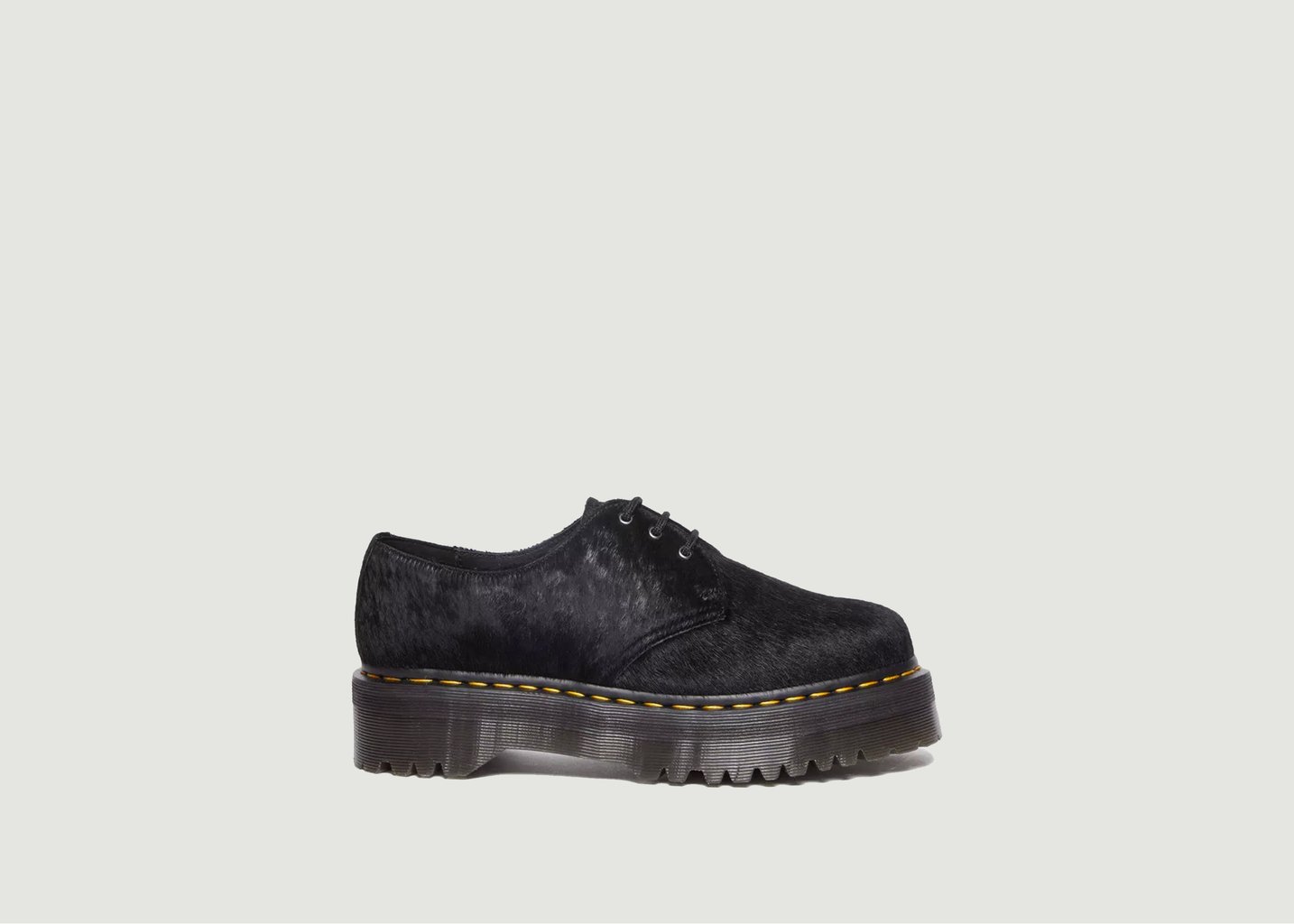 l'exception Chaussures 1461 Quad Hair On Noir Dr. Martens