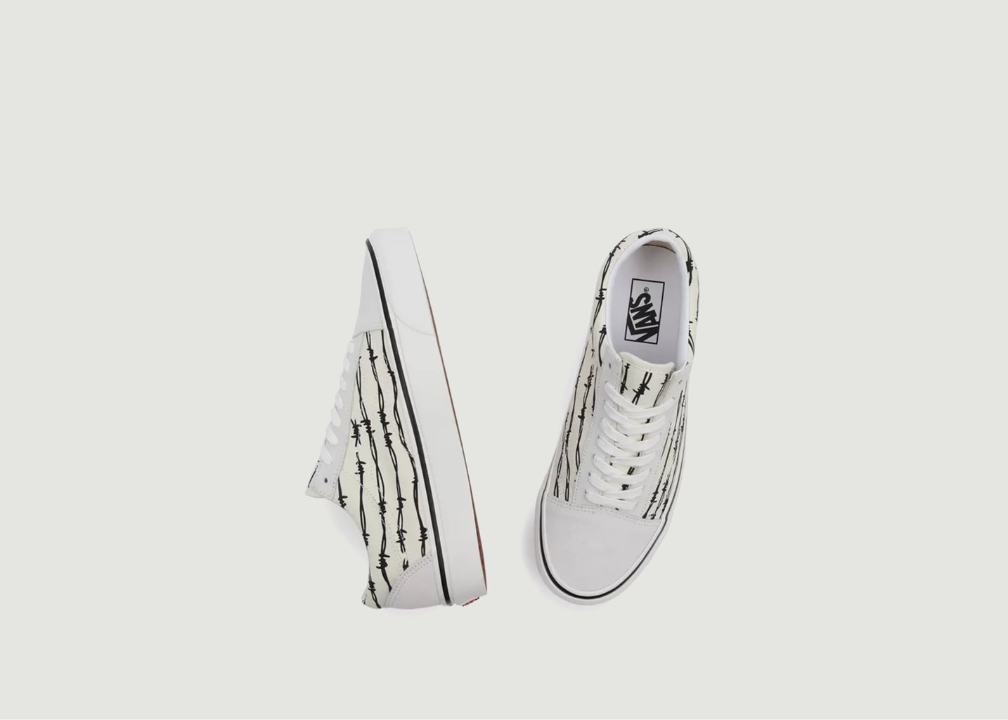 L'exception Chaussures Anaheim Factory Old Skool 36 DX Blanc Vans