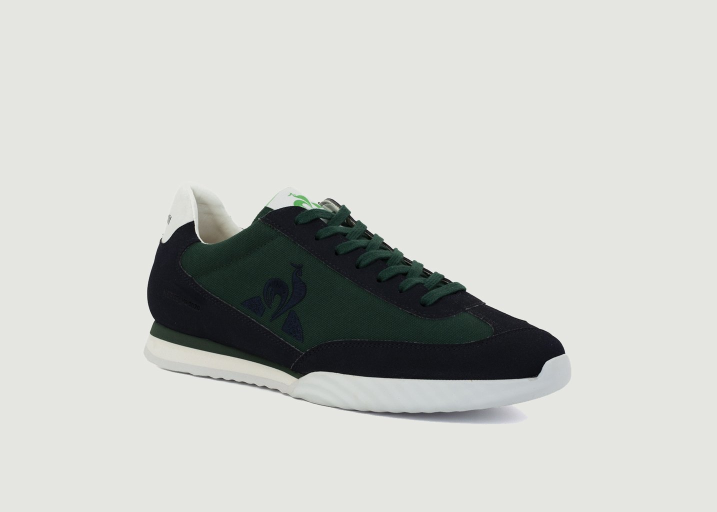 l'exception Chaussures Nérée Vert Foncé Le Coq Sportif