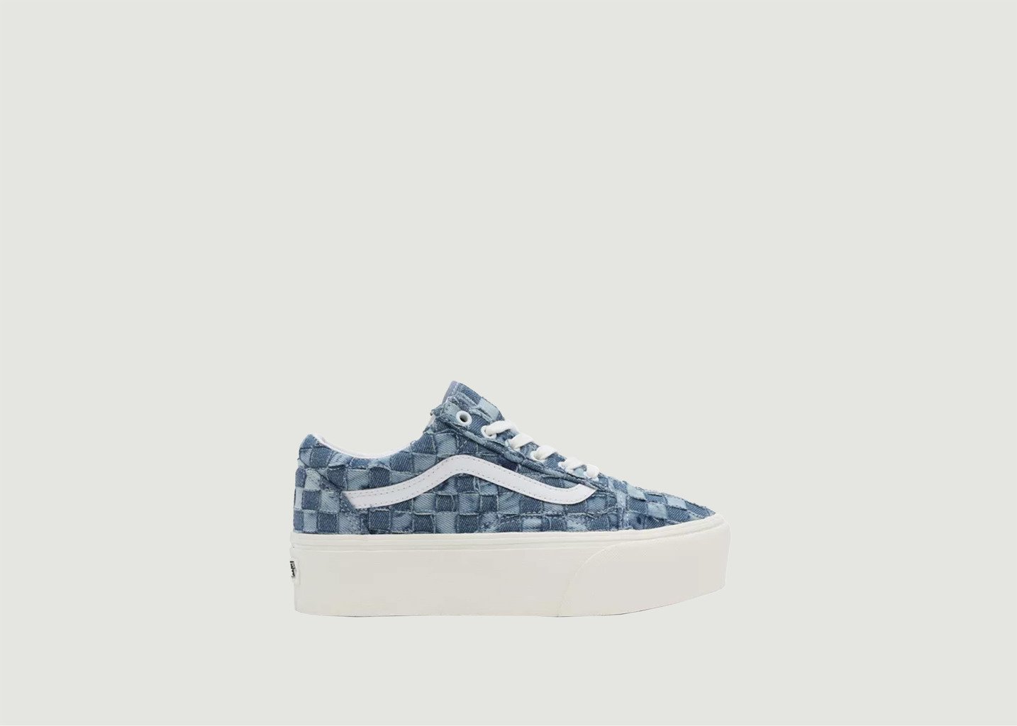 l'exception Chaussures UA Old Skool Stackform Bleu Vans