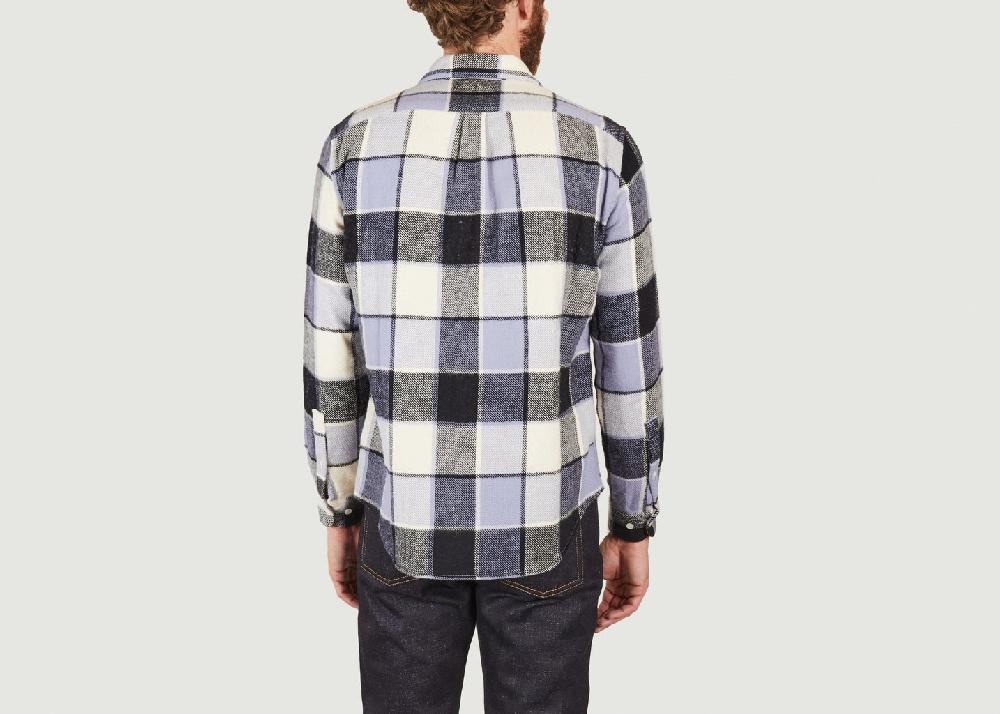 L'exception Chemise à Carreaux Bleu Pétrole Portuguese Flannel