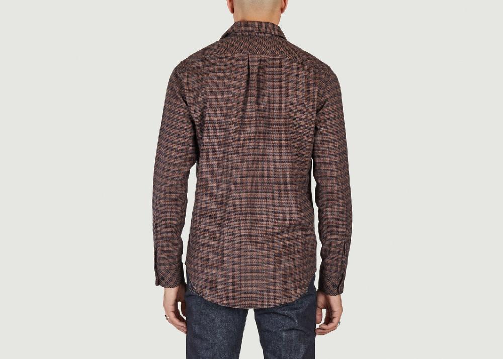 L'exception Chemise à Carreaux Liam 14424 Marron Samsoe & Samsoe