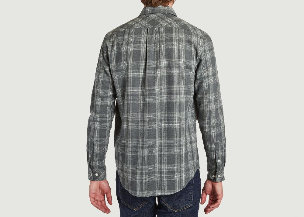 L'exception Chemise à Carreaux Liam Gris Samsoe & Samsoe