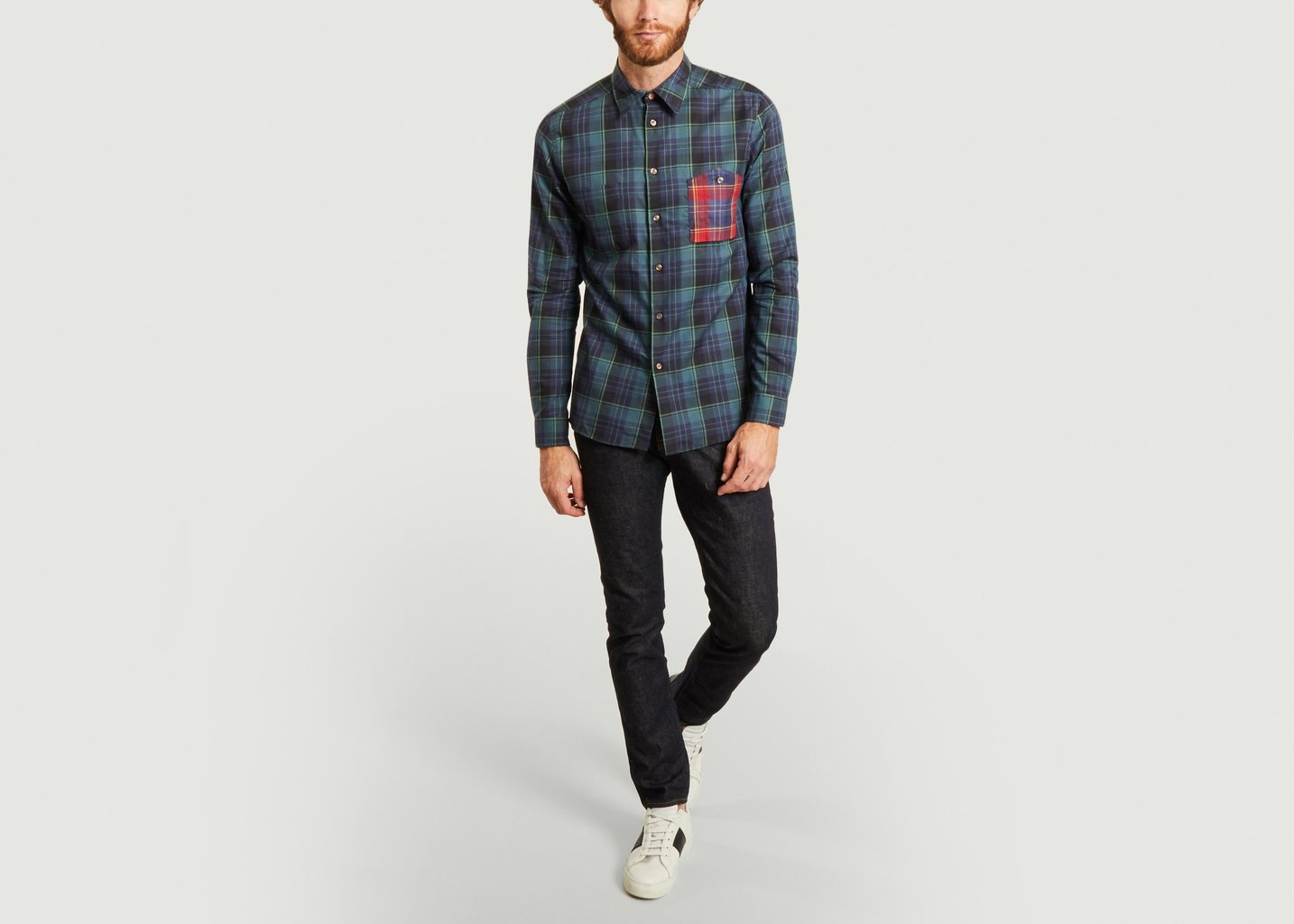 L'exception Chemise à Carreaux Multicolore PS By PAUL SMITH