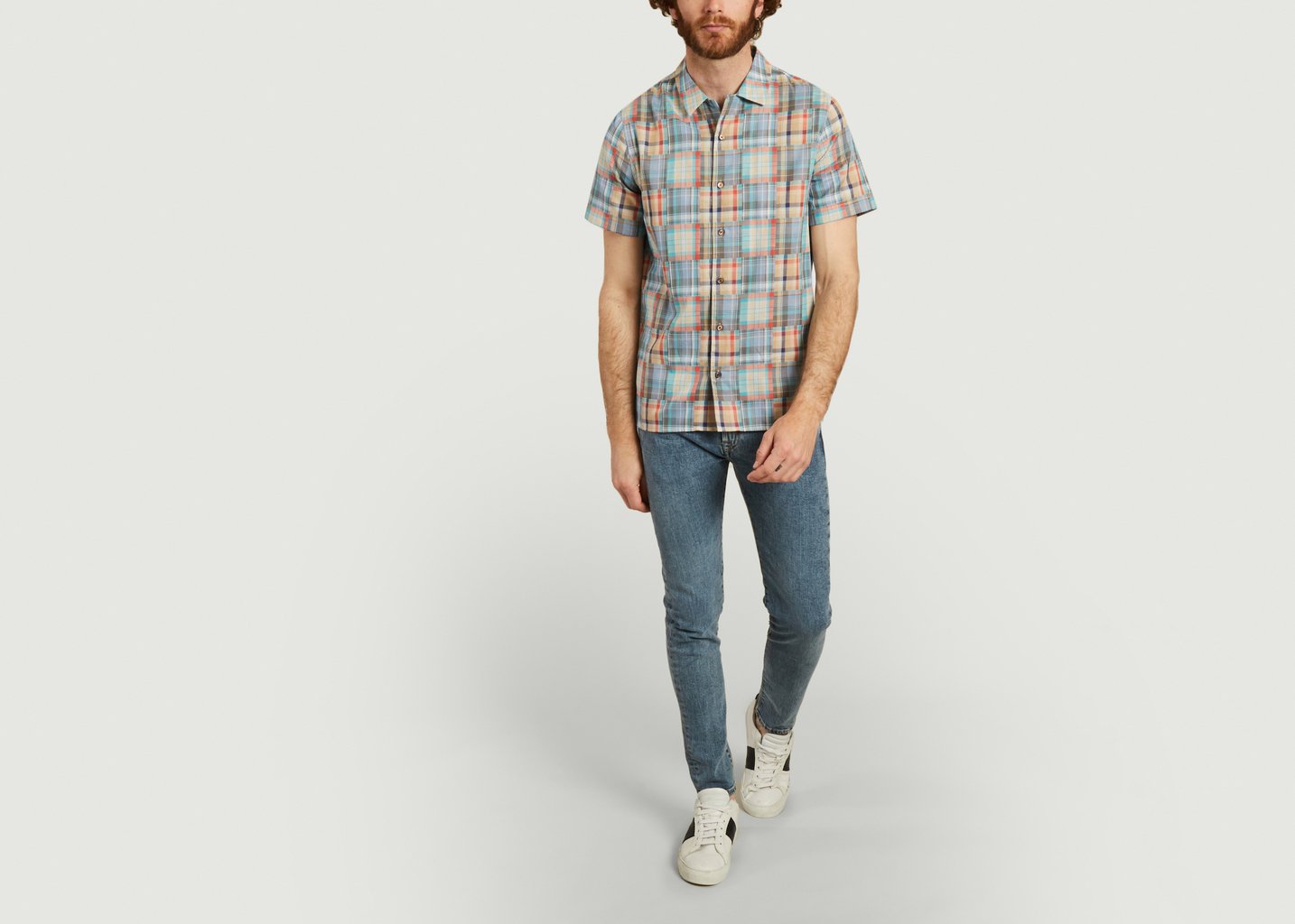 L'exception Chemise à Carreaux Multicolores Multicolore PS By PAUL SMITH
