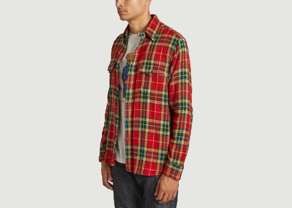 L'exception Chemise à Carreaux Rouge Polo Ralph Lauren