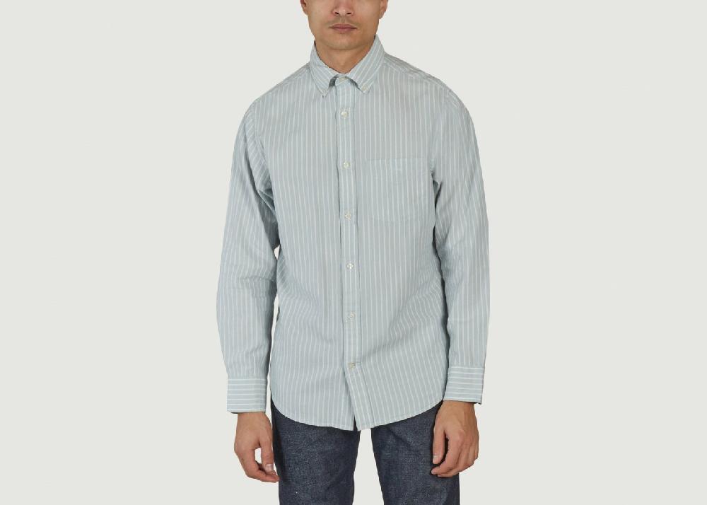 L'exception Chemise à Rayures Archives Bleu Clair Gant
