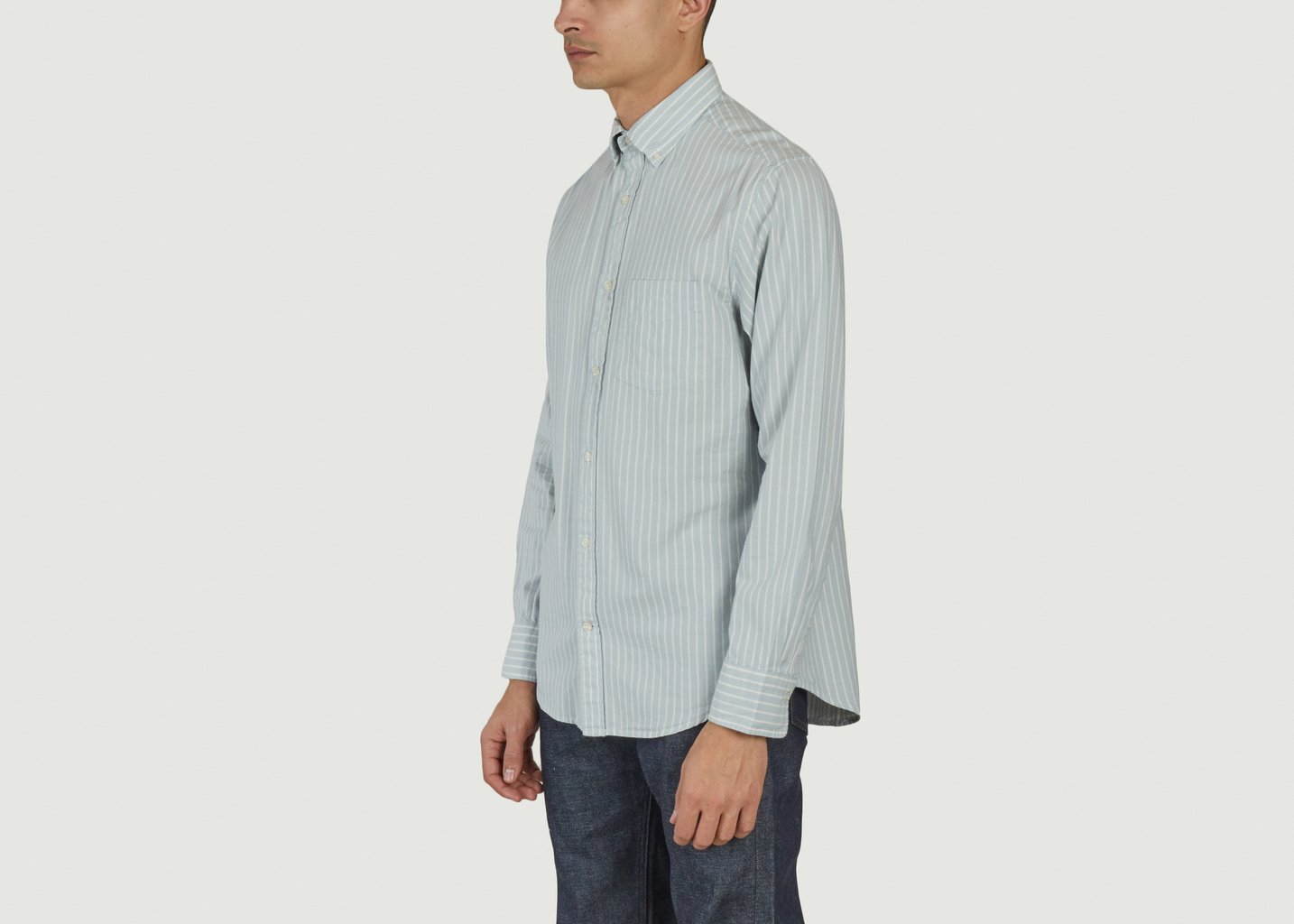 L'exception Chemise à Rayures Archives Bleu Clair Gant