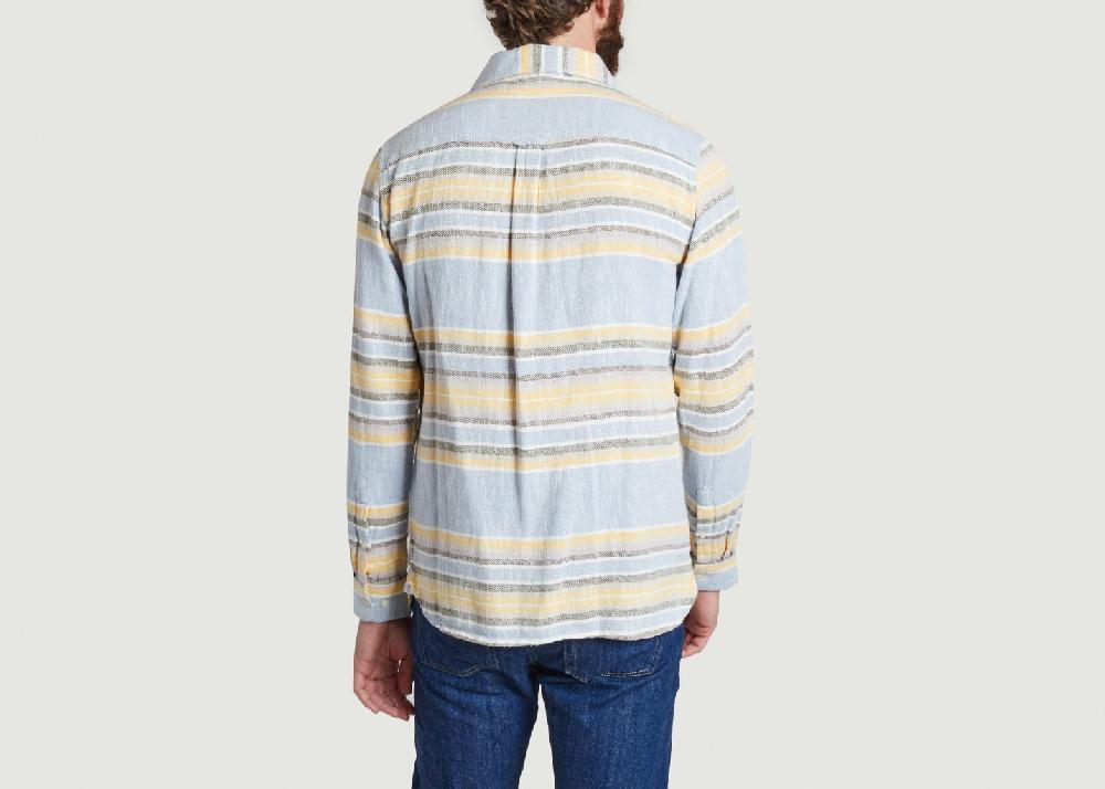 L'exception Chemise à Rayures Multicolore Knowledge Cotton Apparel