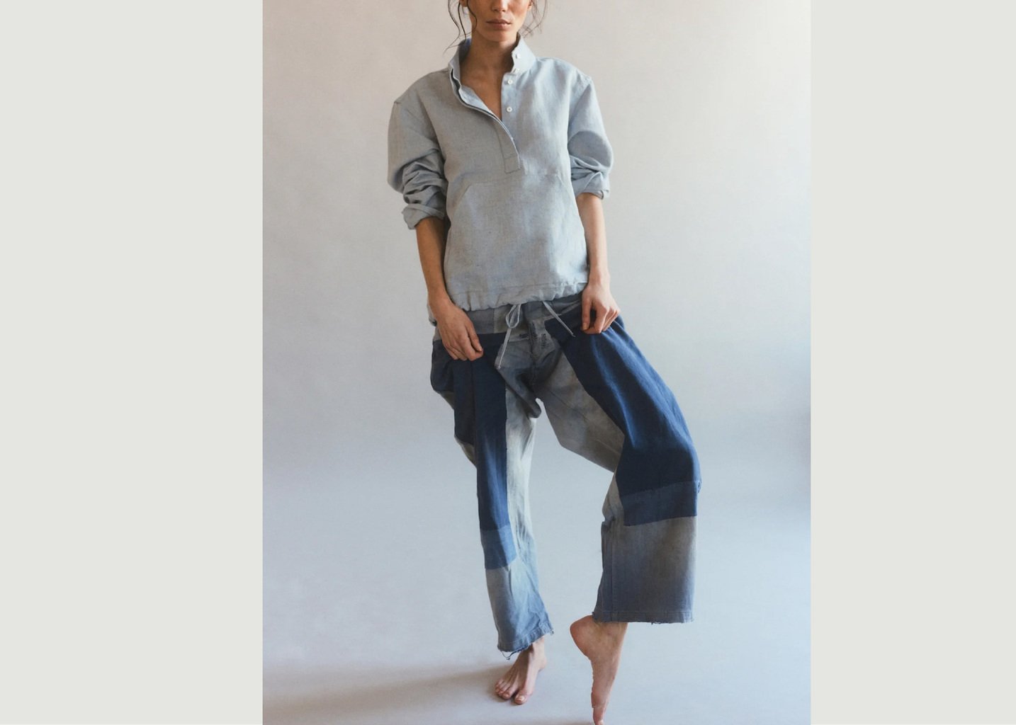 l'exception Chemise Altitude Bleu Clair Bourrienne Paris X