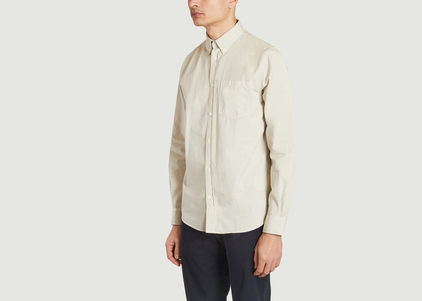 L'exception Chemise Anton Light Twill Ecru Norse Projects