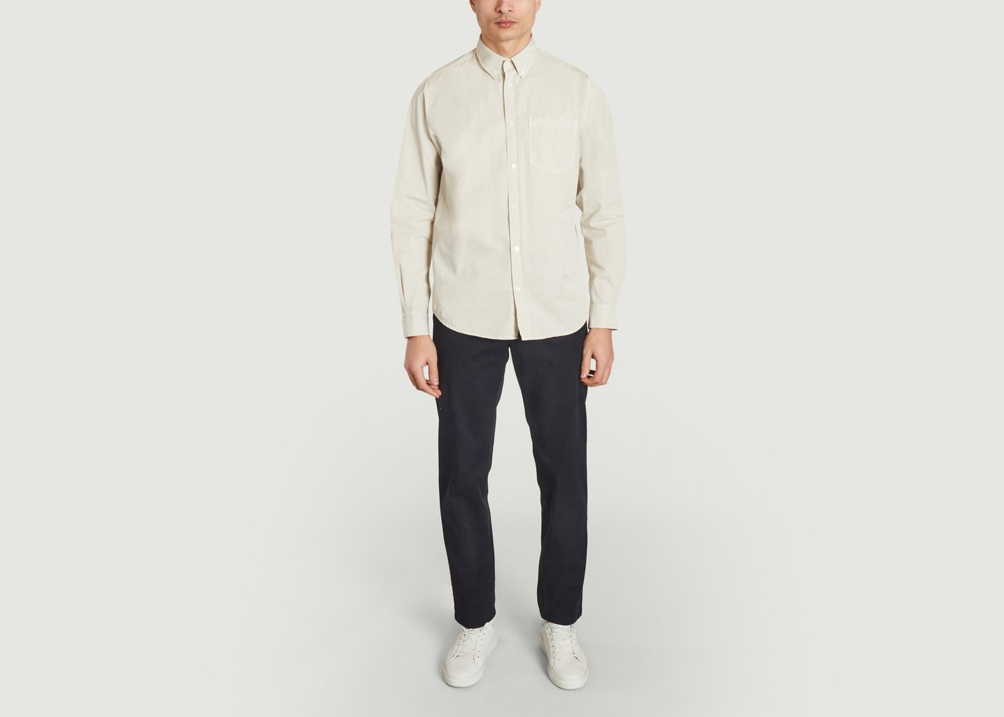 L'exception Chemise Anton Light Twill Ecru Norse Projects
