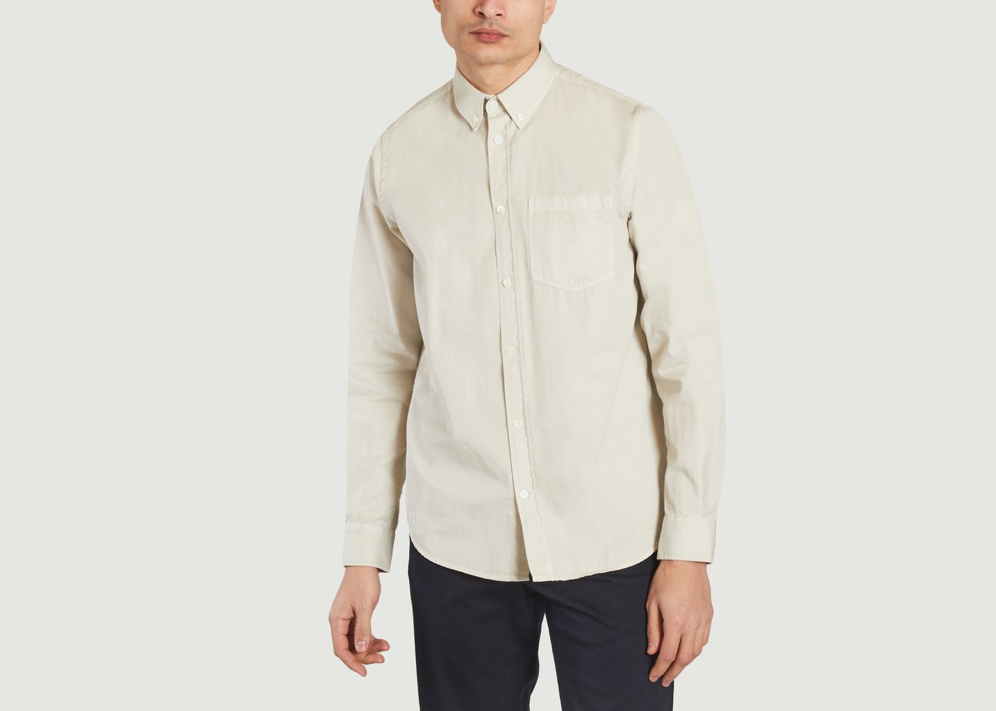 l'exception Chemise Anton Light Twill Ecru Norse Projects