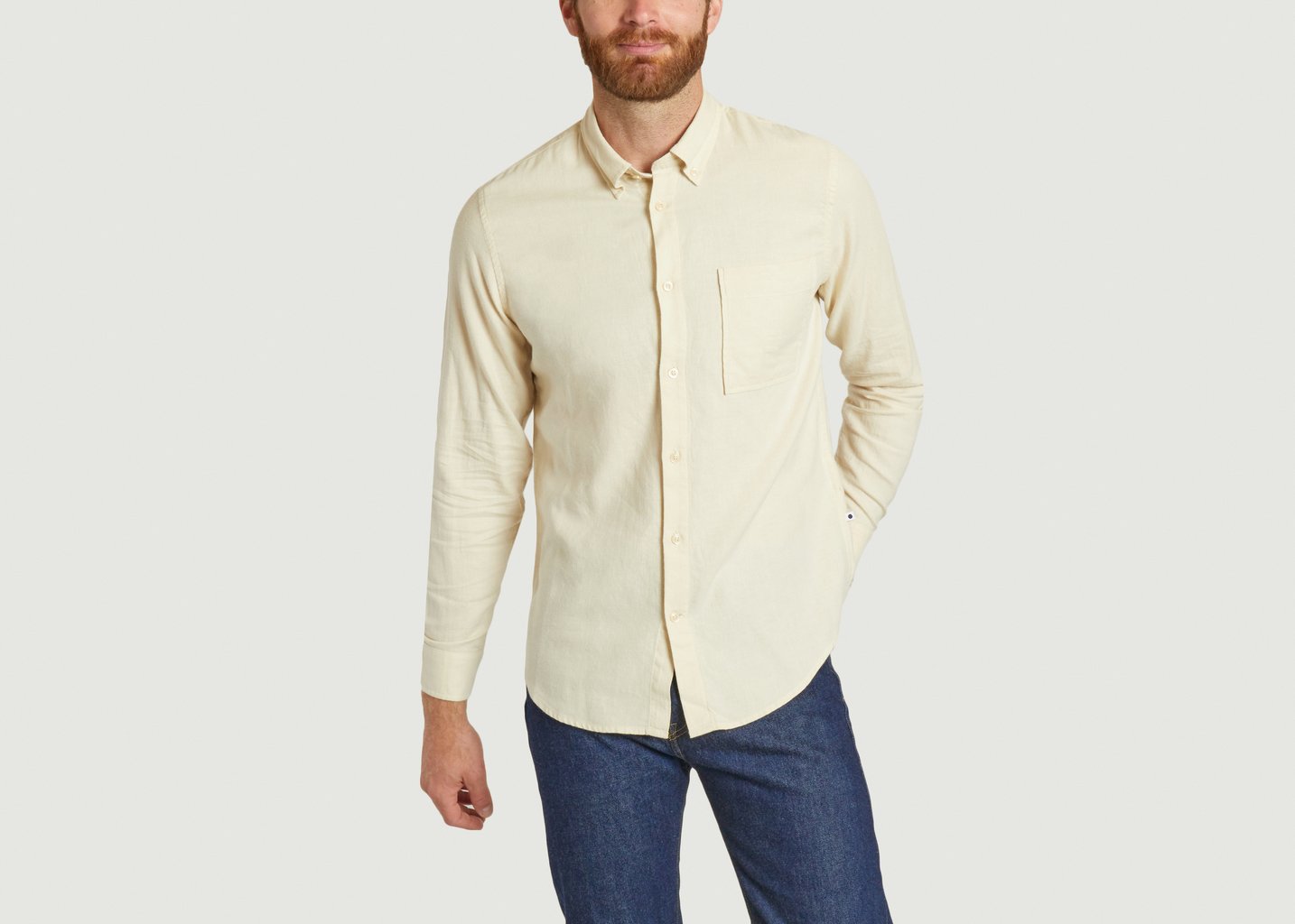 L'exception Chemise Arne 5159 Ecru No Nationality 07