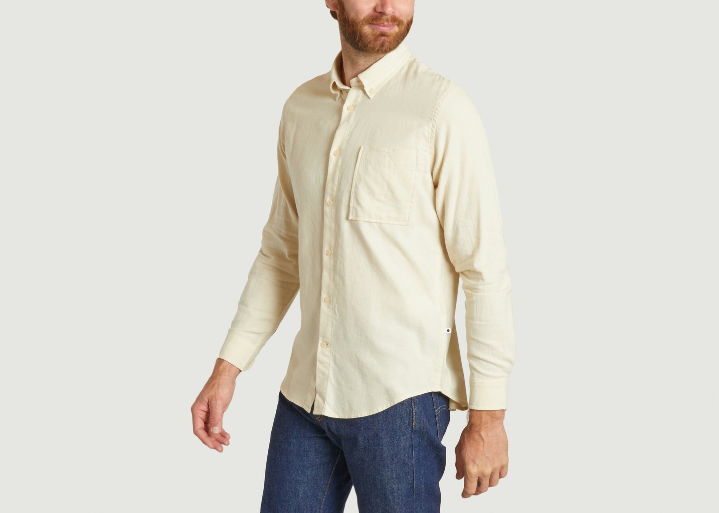 L'exception Chemise Arne 5159 Ecru No Nationality 07