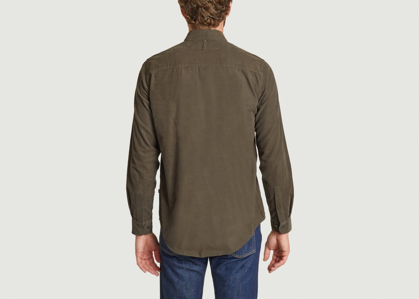 L'exception Chemise Arne BD 5082 Vert Foncé No Nationality 07
