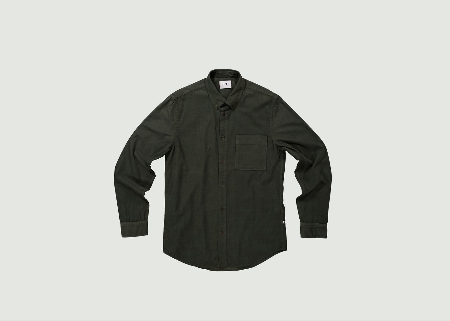 l'exception Chemise Arne BD 5082 Vert Foncé No Nationality 07