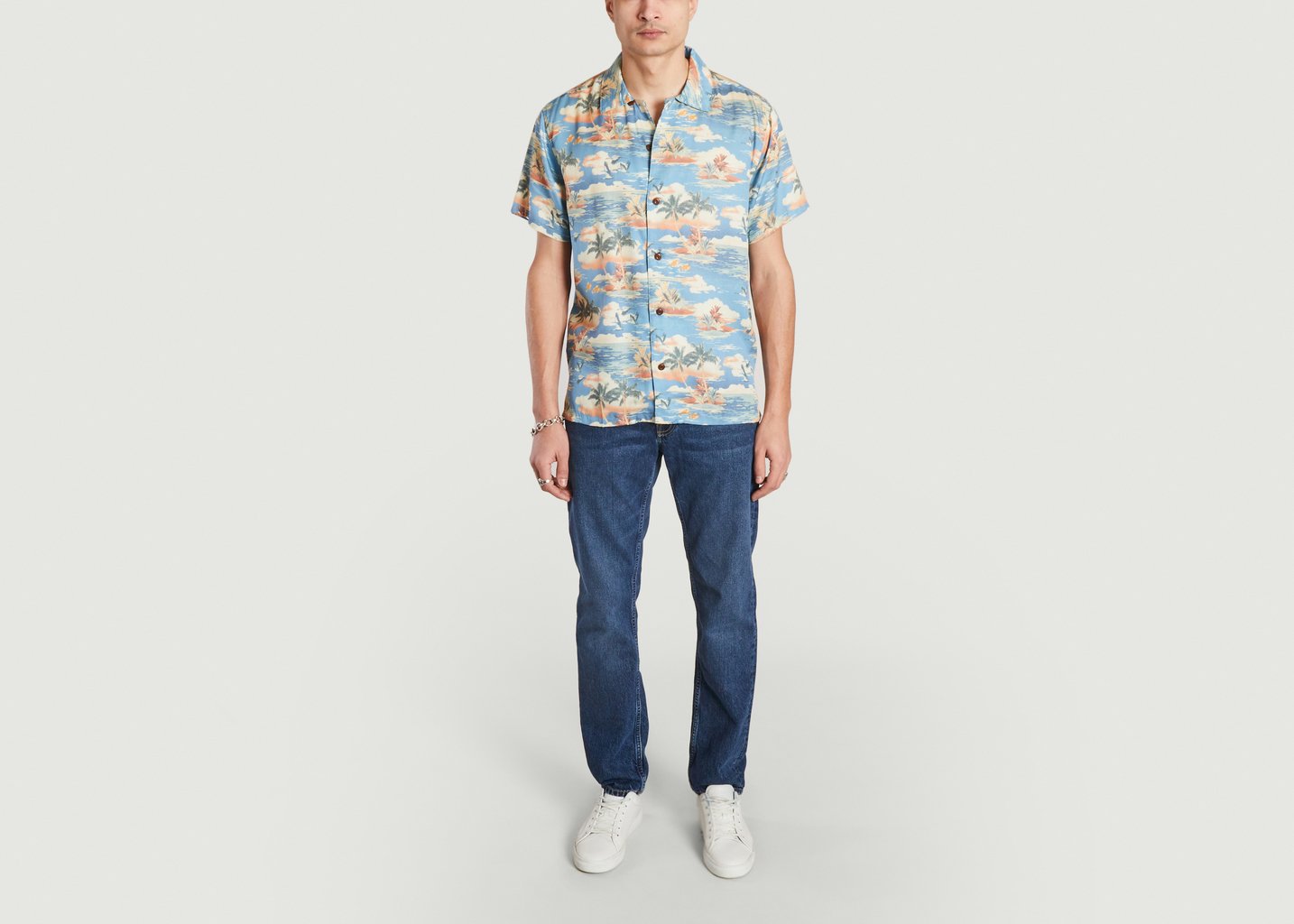 L'exception Chemise Arvid Hawaii Imprimé Nudie Jeans