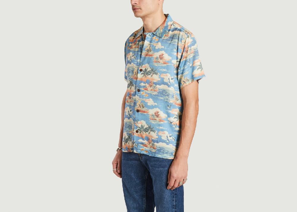 L'exception Chemise Arvid Hawaii Imprimé Nudie Jeans