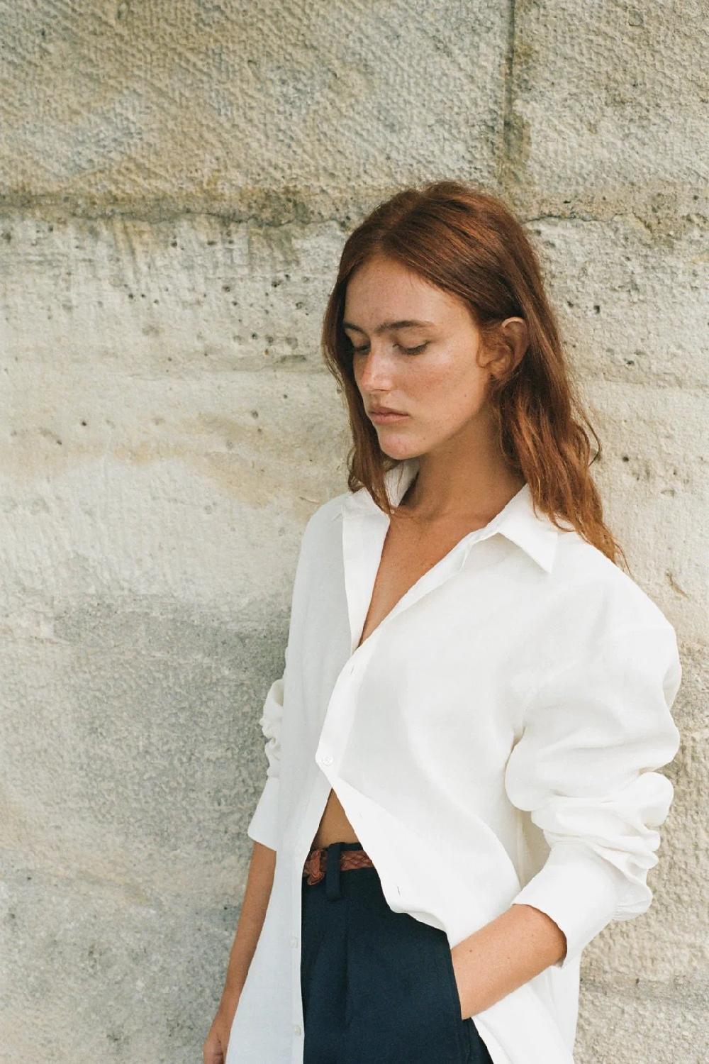 L'exception Chemise Authentique Blanc Bourrienne Paris X