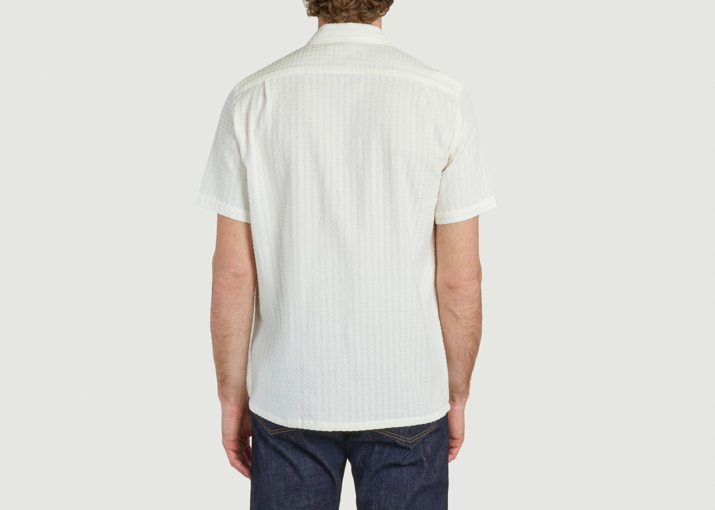 L'exception Chemise Avan Jx 14698 Blanc Samsoe & Samsoe