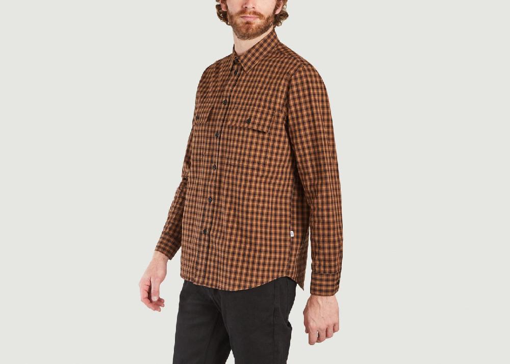 L'exception Chemise Avenir Flannel Marron Wood Wood