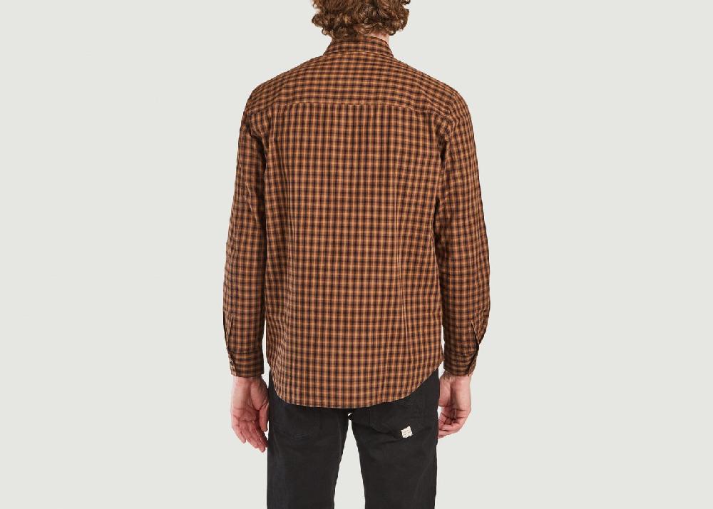 L'exception Chemise Avenir Flannel Marron Wood Wood