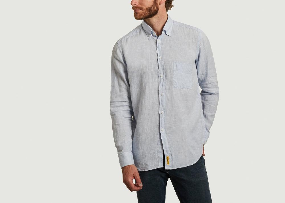 l'exception Chemise Bradford Bleu Clair B.D Baggies