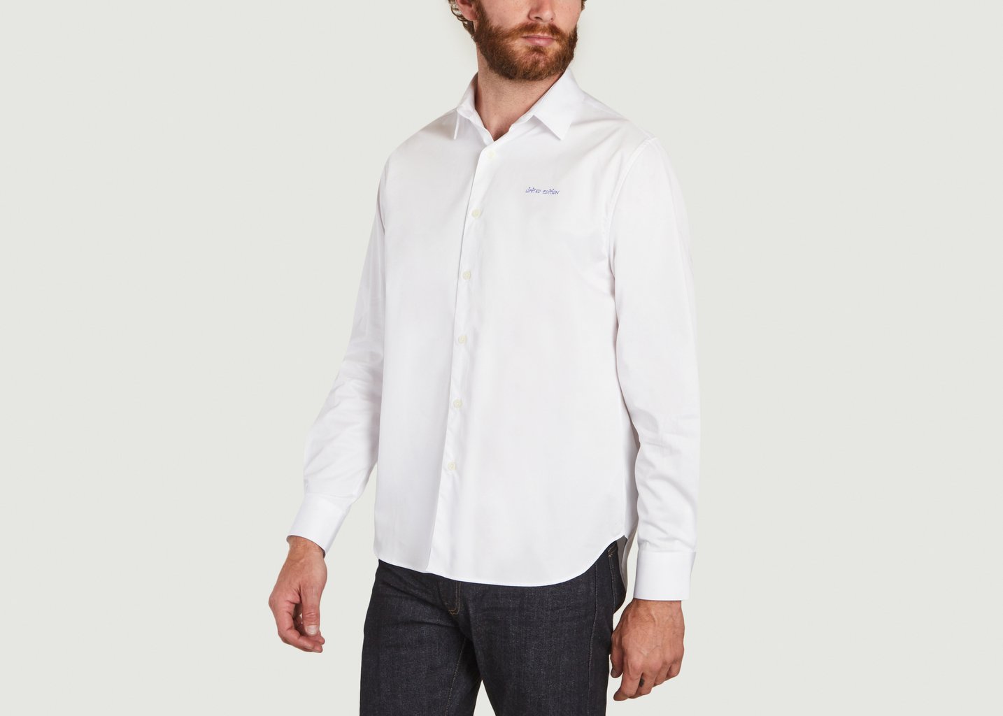 L'exception Chemise Breteuil Limited Edition Blanc Maison Labiche