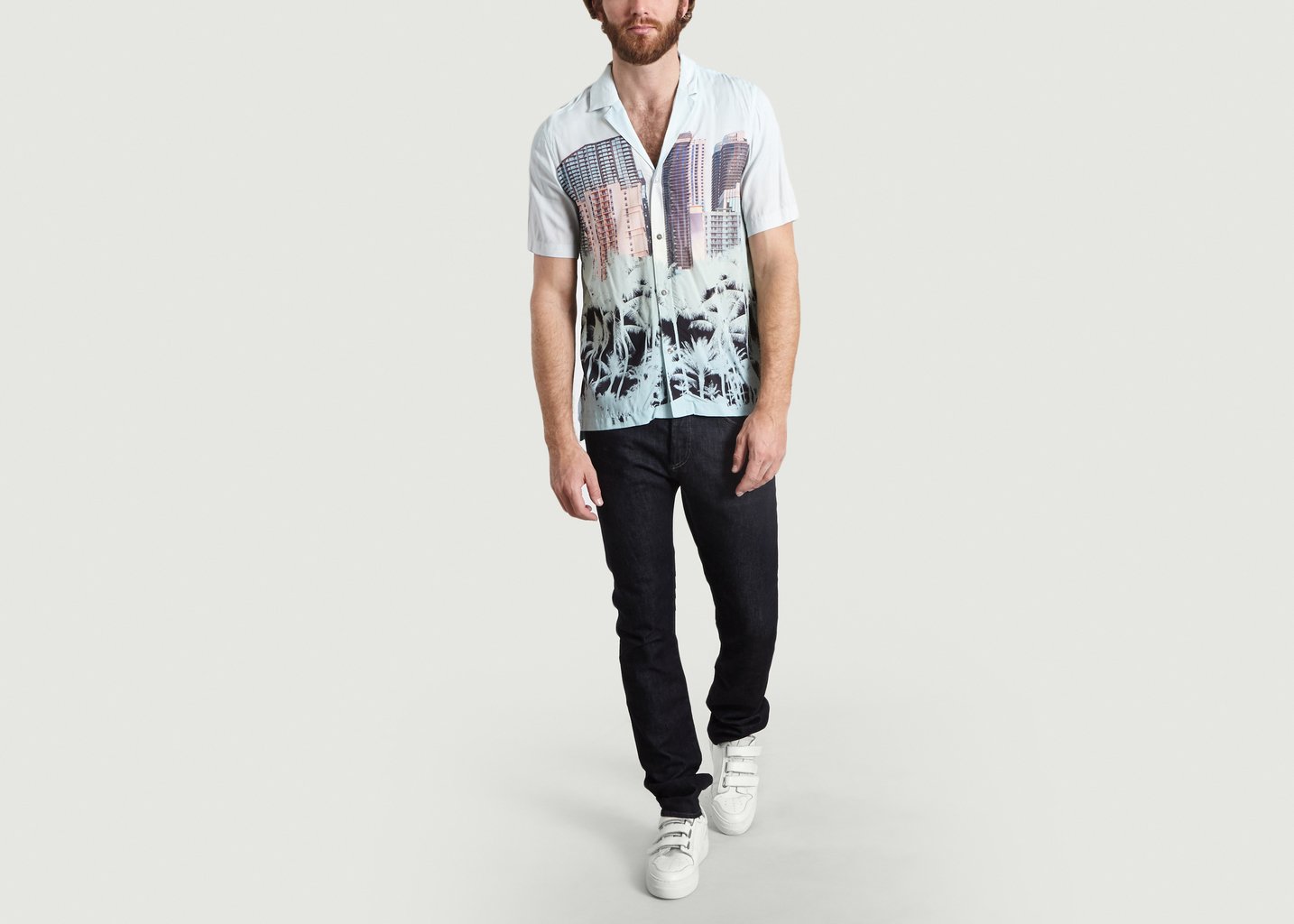 L'exception Chemise Buildings Chambray M.X Maxime Simoëns