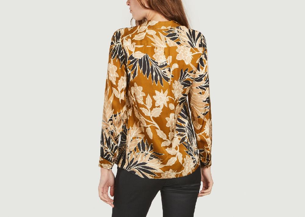 L'exception Chemise Caramel Multicolore La Petite Française