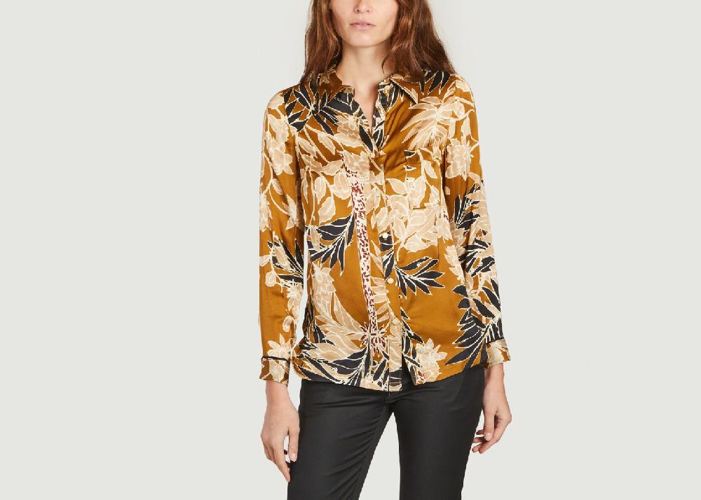 l'exception Chemise Caramel Multicolore La Petite Française