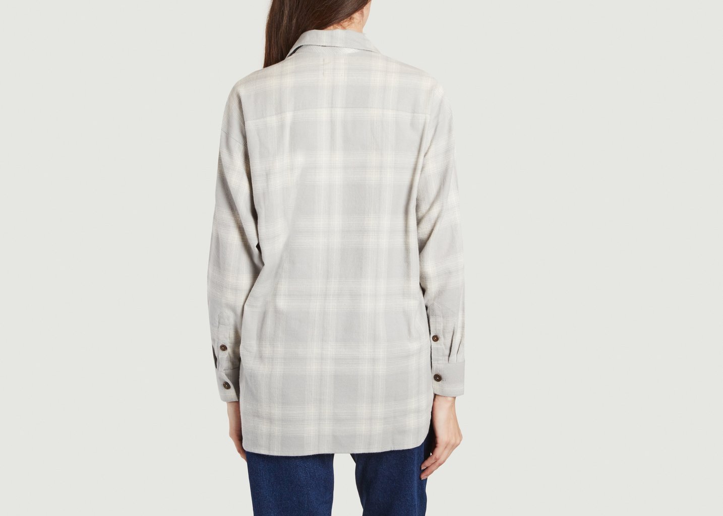 L'exception Chemise Carina Checked Gris People Tree