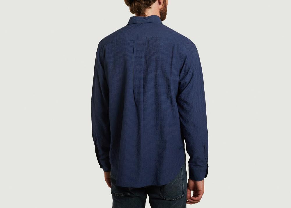 L'exception Chemise Casual Coupe Relax Tiger Crest Bleu Marine Kenzo