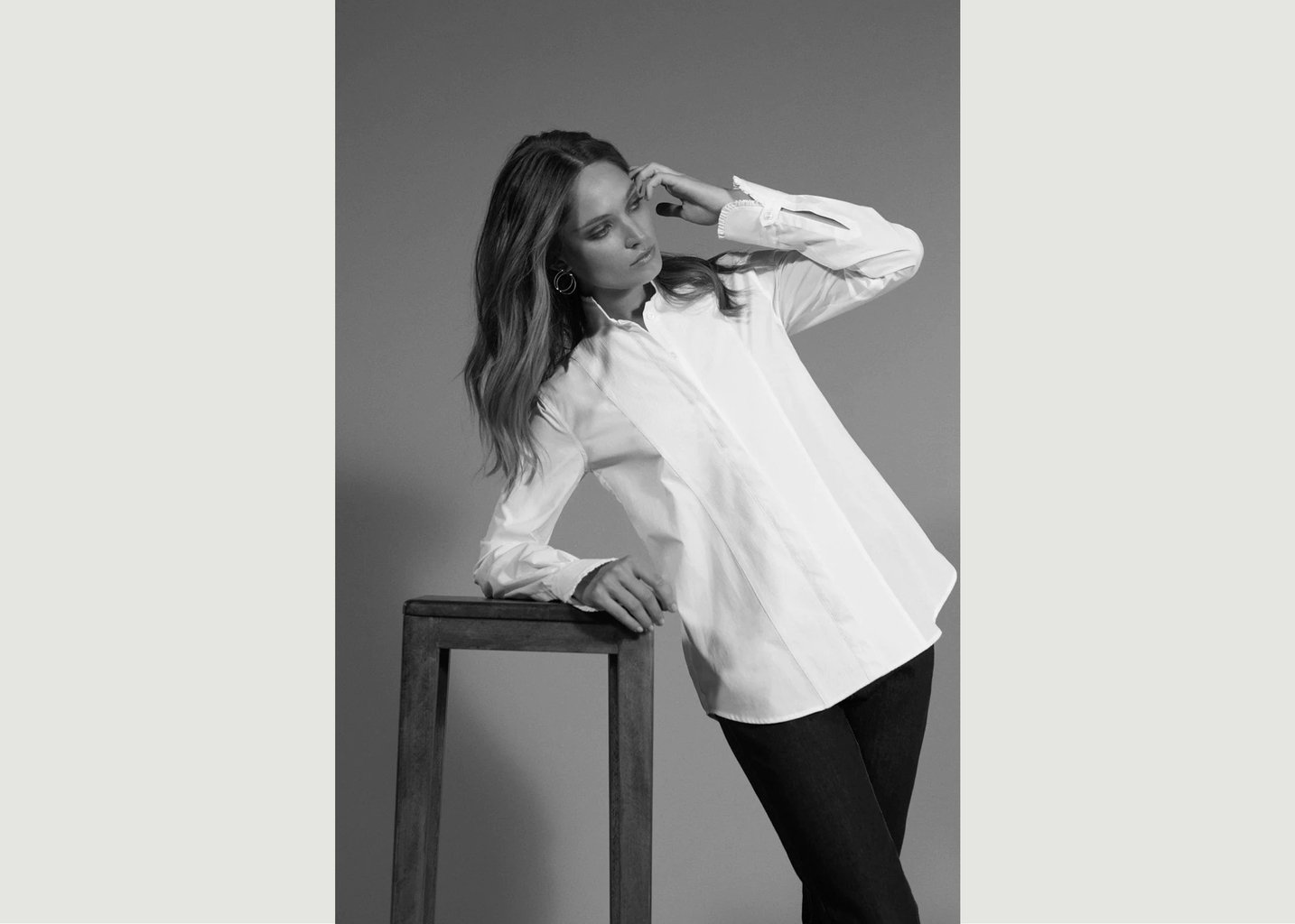 l'exception Chemise Cavalière Blanc Bourrienne Paris X