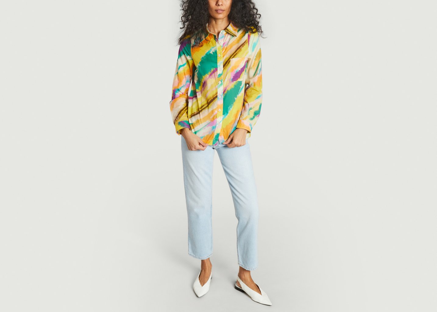 l'exception Chemise Chancelante Imprimé La Petite Française