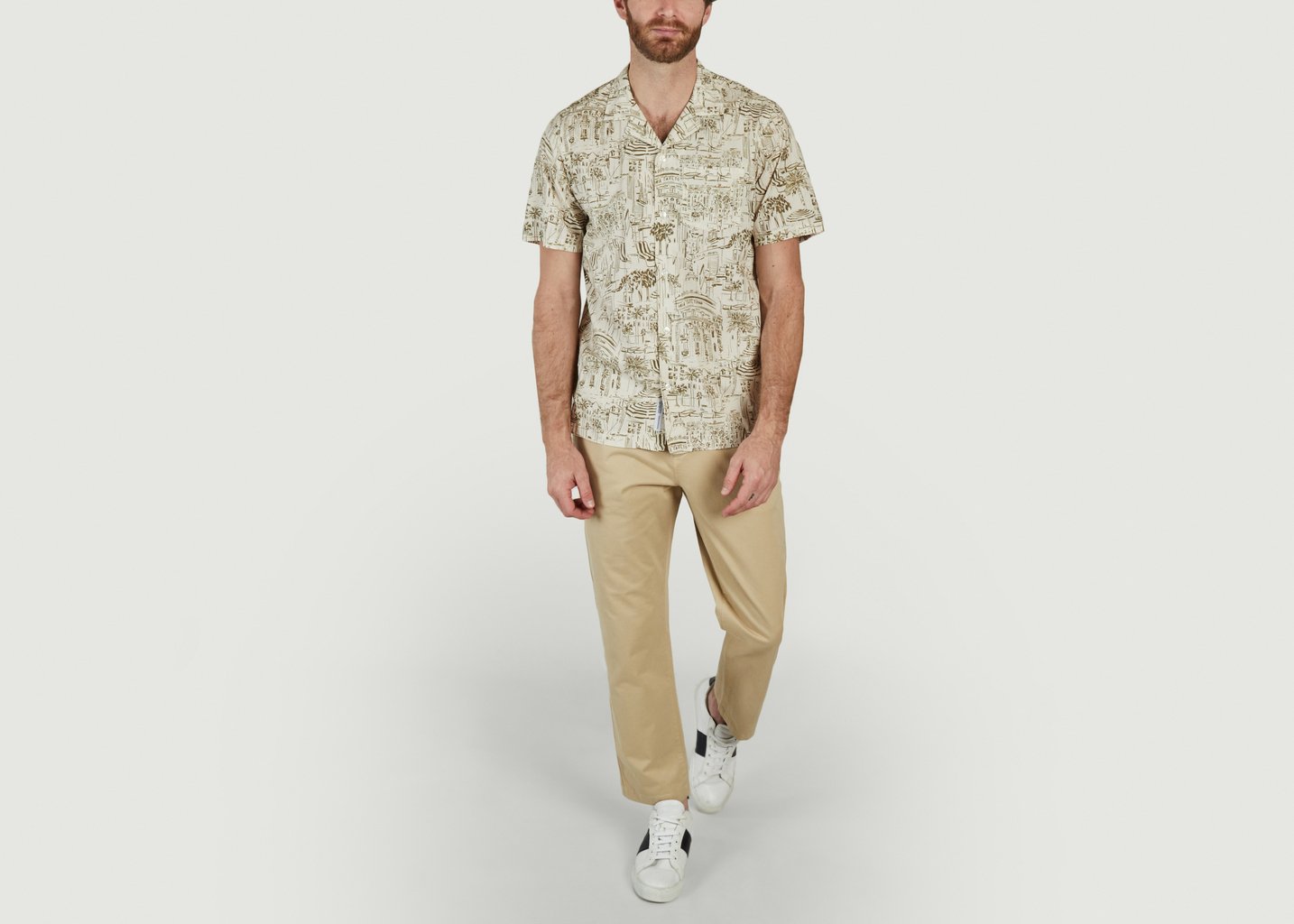 L'exception Chemise City Short Olive Edmmond Studios