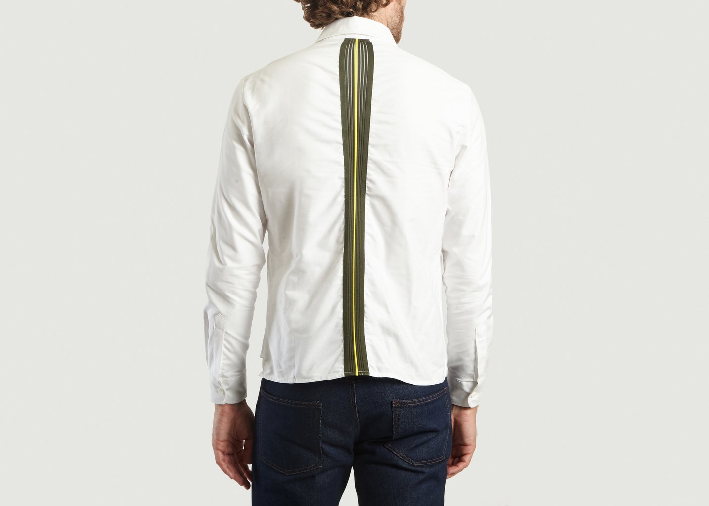 L'exception Chemise Classique Avec Détail Dos Blanc GEYM
