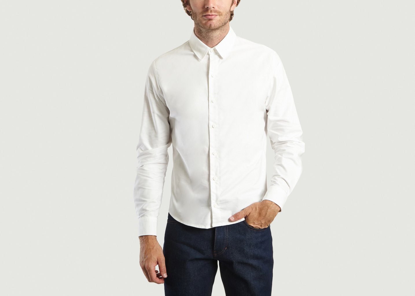 l'exception Chemise Classique Avec Détail Dos Blanc GEYM