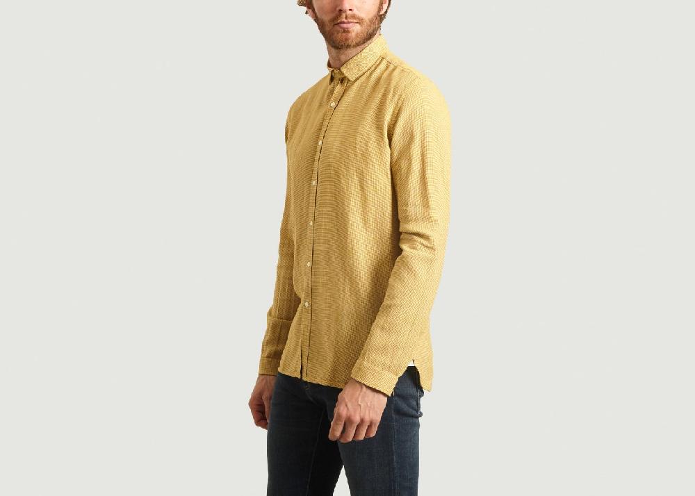 L'exception Chemise Clerkenwell Tab Jaune Oliver Spencer