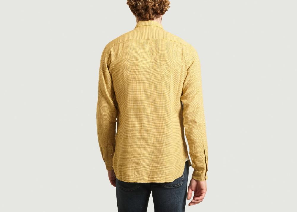 L'exception Chemise Clerkenwell Tab Jaune Oliver Spencer